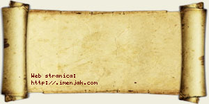 Anđela Gošić vizit kartica